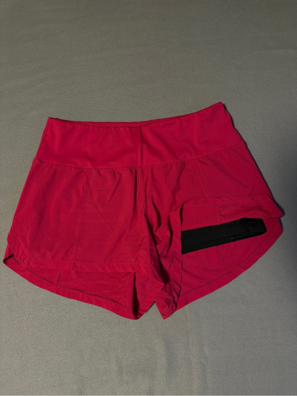 Women's Vibrant Pink Athletic Shorts with Pocket